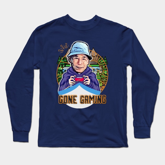 Funny Gamer - Gone Gaming Long Sleeve T-Shirt by SEIKA by FP